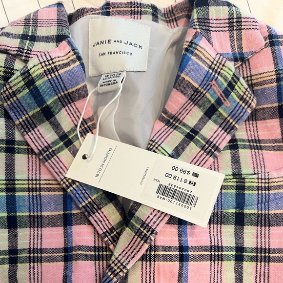 Janie and Jack blazer 18-24 months - Picture 2 of 4